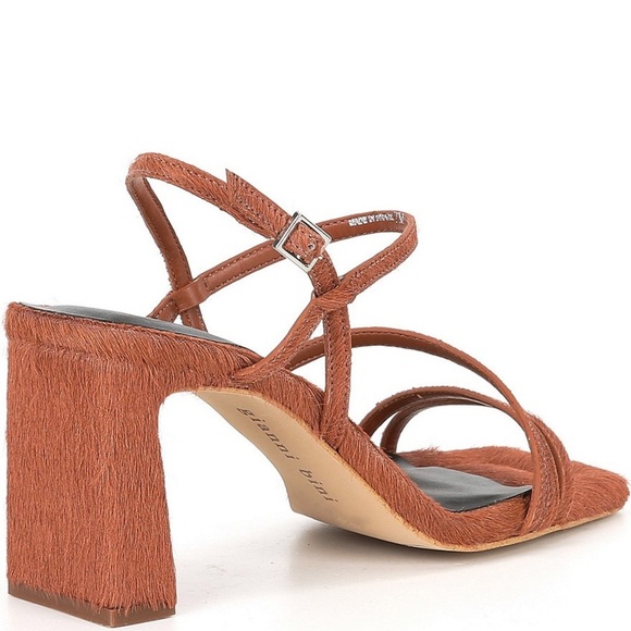 Gianni Bini Strappy Block Heel Sandals Haircalf – Size 8.5 - Picture 4 of 12